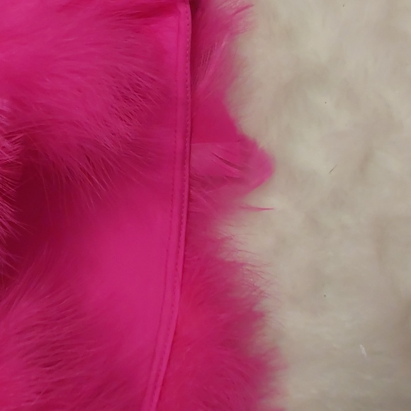 Pink feather party shorts (looks like a skirt!) - Picture 2 of 5